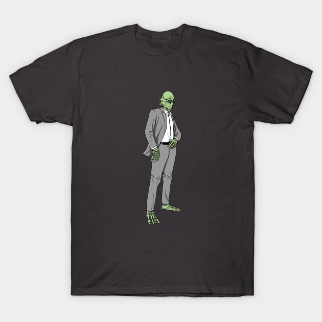 Creature in a suit T-Shirt by ctupa